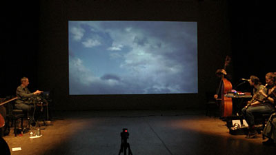 Generalprobe mit Projektion