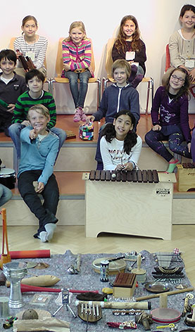 Horchester einer Klasse 4 der GGS Ferdinandstraße K&ouml;ln